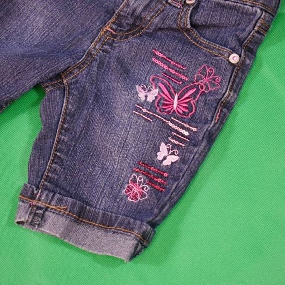 Total Girl Denim Shorts Size 4 Slim - Picture 3 of 4